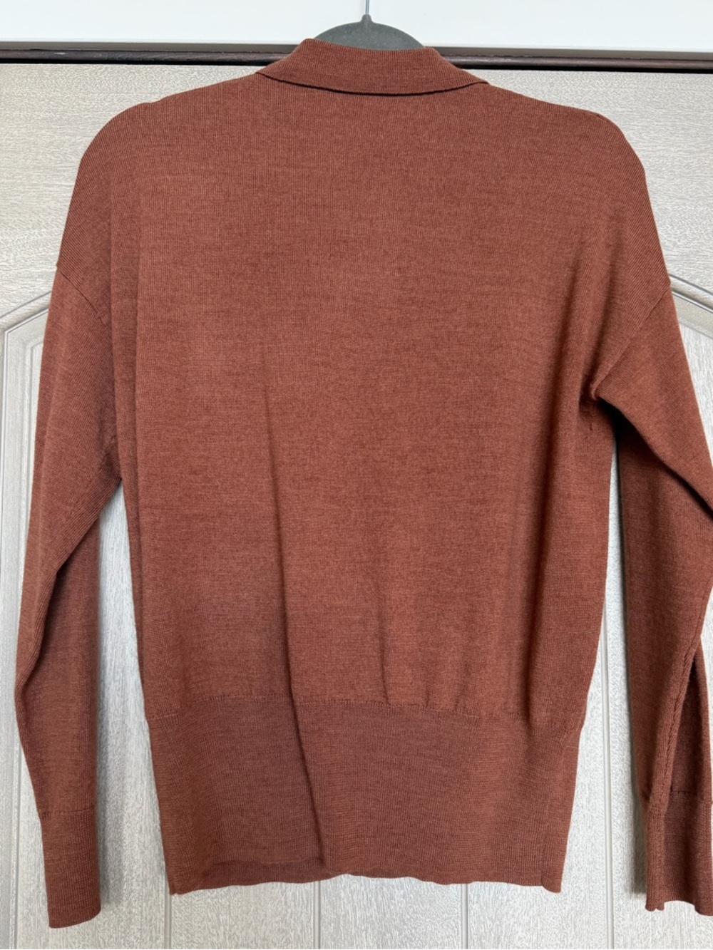 NWOT Madewell merino wool polo collared lightweight sweater M - Picture 3 of 3